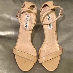 Nude Steve Madden Stecy Strappy Sandal Heels